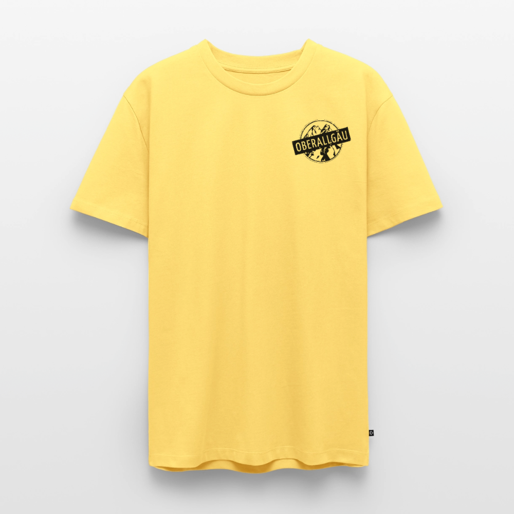 Männer Premium T-Shirt | OBERALLGÄU - Pastellgelb