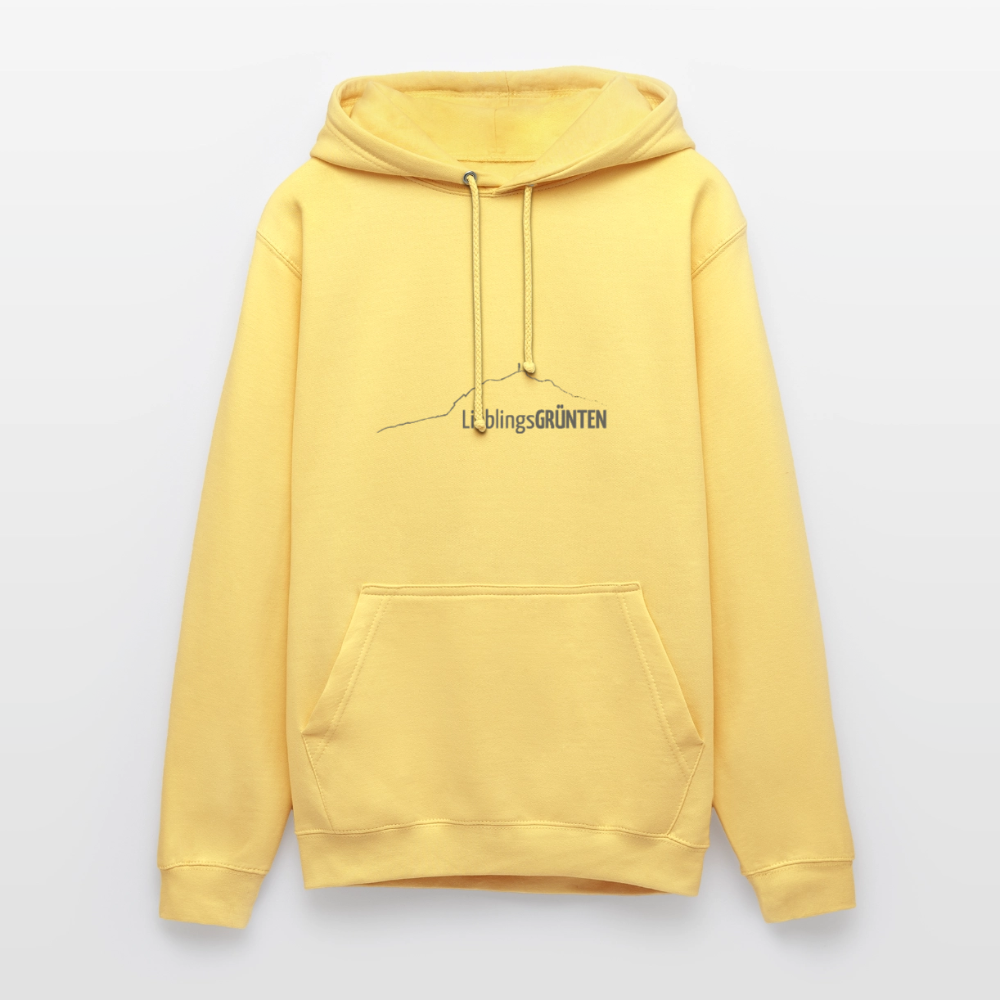 Unisex Hoodie | LieblingsGRÜNTEN - Zitronengelb