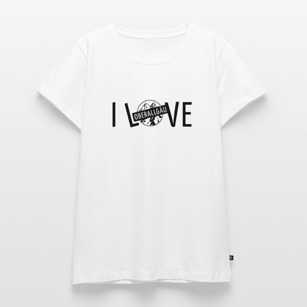 Frauen Premium T-Shirt | I LOVE - Weiß