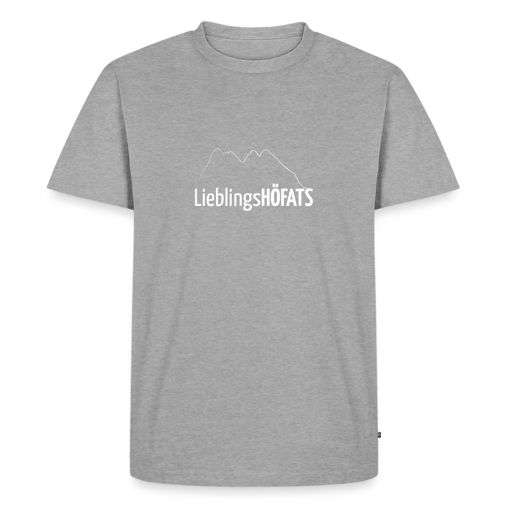 Männer Premium T-Shirt | LieblingsHÖFATS - Grau meliert