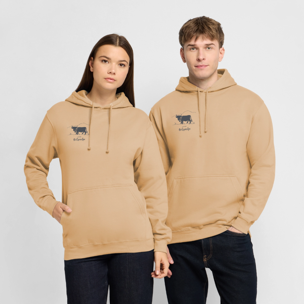 Unisex Hoodie | Untere Ochsenalpe - Pfirsich