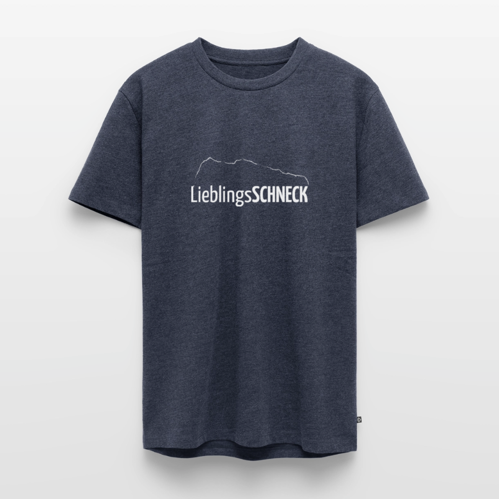 Männer Premium T-Shirt | LieblingsSCHNECK - Jeansblau 