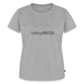 Frauen Premium T-Shirt | LieblingsKRATZER - Grau meliert