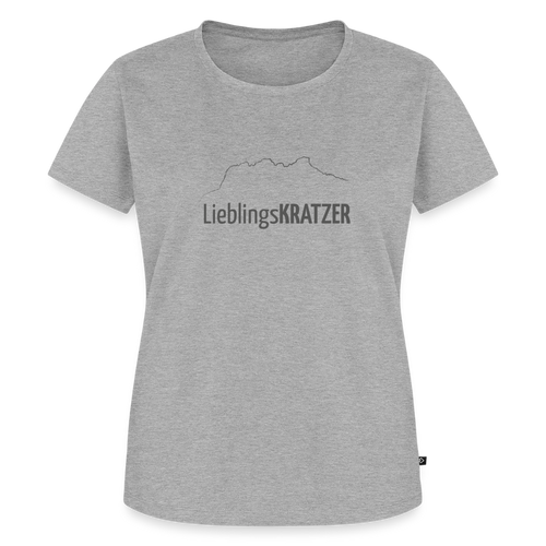 Frauen Premium T-Shirt | LieblingsKRATZER - Grau meliert
