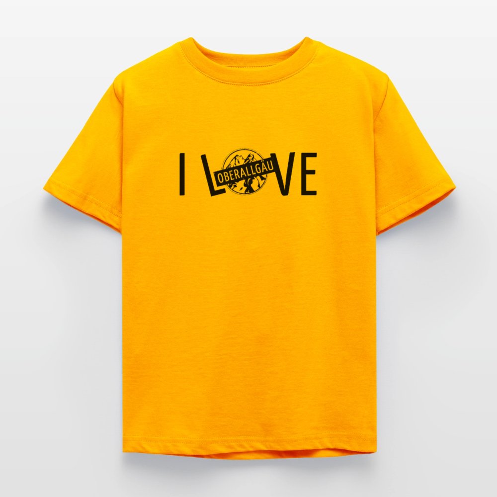 Kinder T-Shirt | I LOVE - Gold