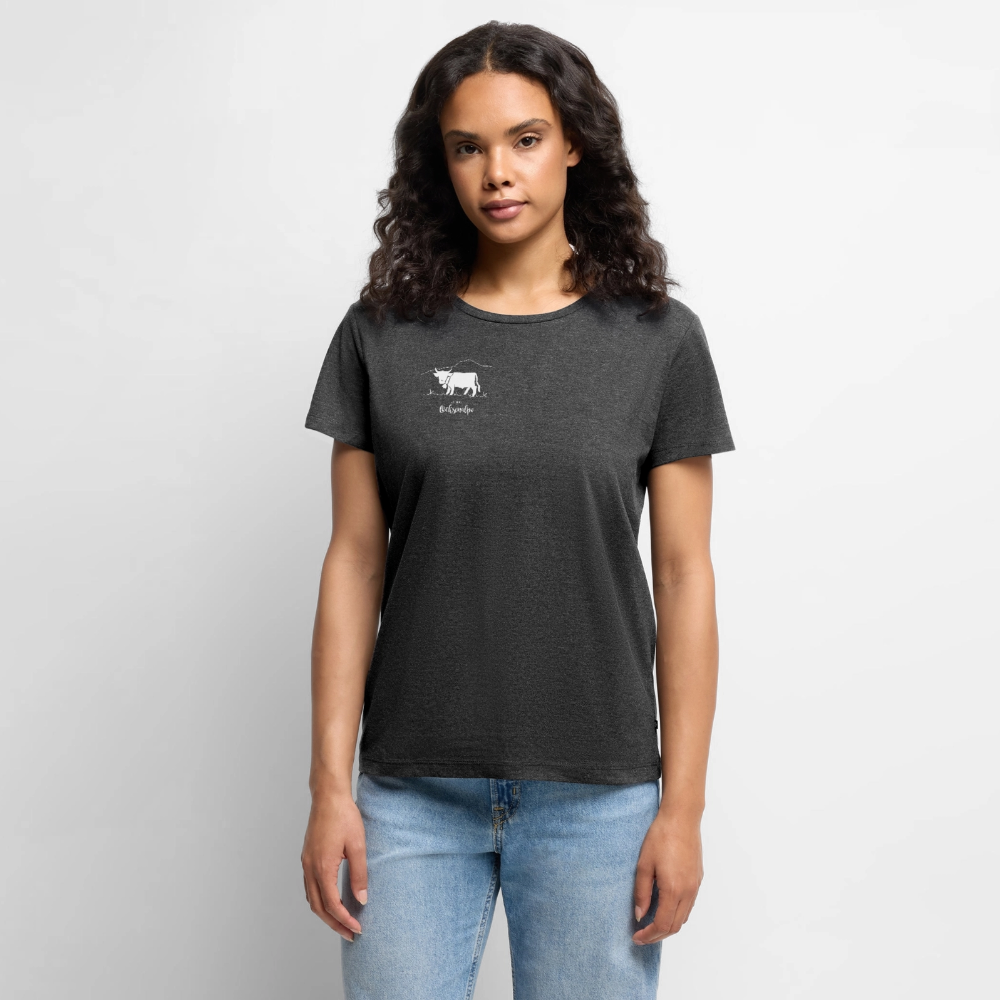 Frauen Premium T-Shirt | Untere Ochsenalpe - Anthrazit meliert