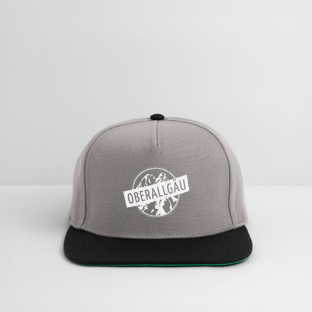 Snapback Cap | OBERALLGÄU - Graphit/Schwarz