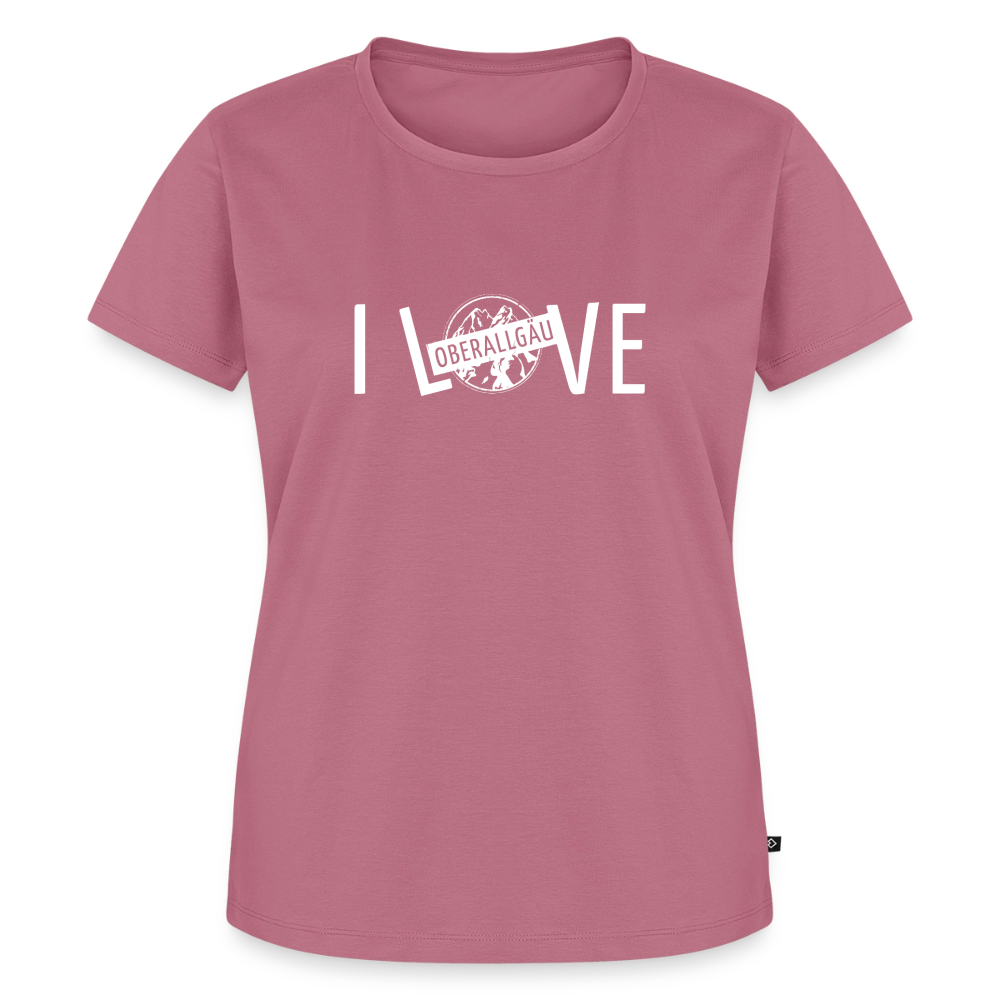 Frauen Premium T-Shirt | I LOVE - Mauve