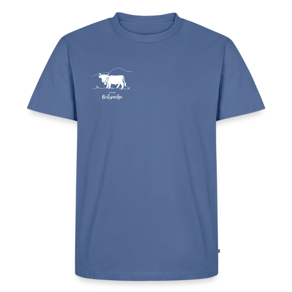Männer Premium T-Shirt | Untere Ochsenalpe - Taubenblau