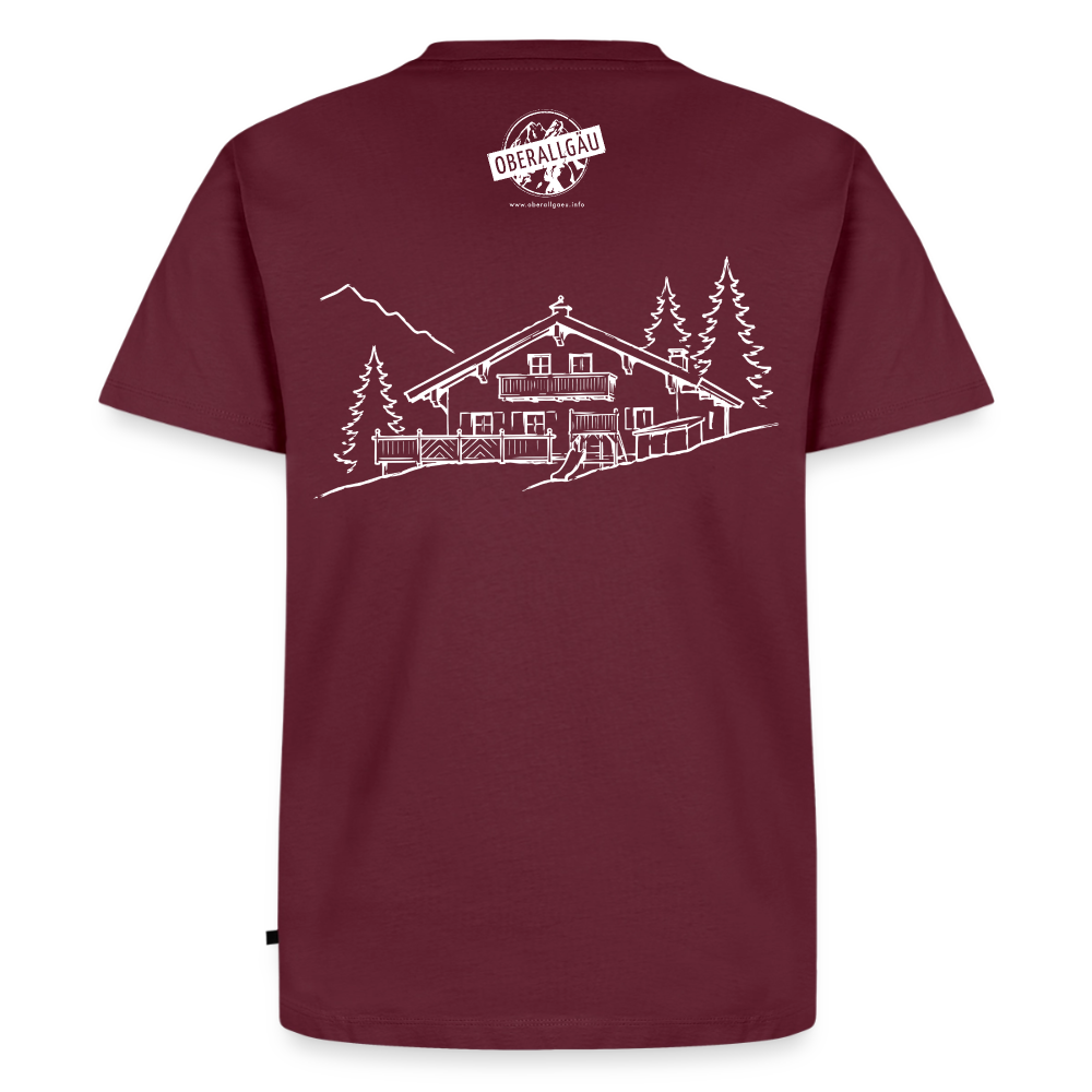 Männer Premium T-Shirt | Untere Ochsenalpe - Burgunderrot