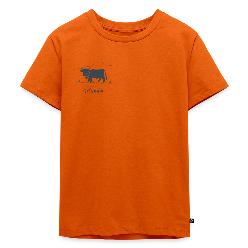 Kinder Premium T-Shirt | Untere Ochsenalpe - Orange 