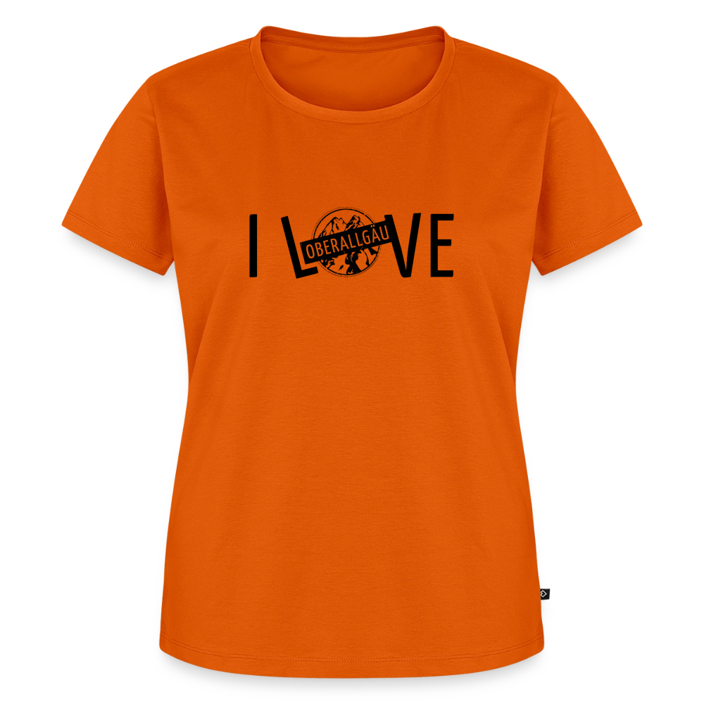 Frauen Premium T-Shirt | I LOVE - Orange 