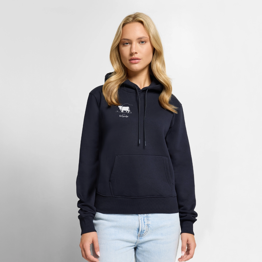Frauen Premium Hoodie | Untere Ochsenalpe - Navy