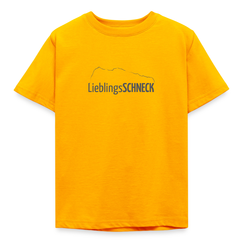 Kinder T-Shirt | LieblingsSCHNECK - Gold