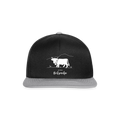 Snapback Cap | Untere Ochsenalpe - Schwarz/Grau
