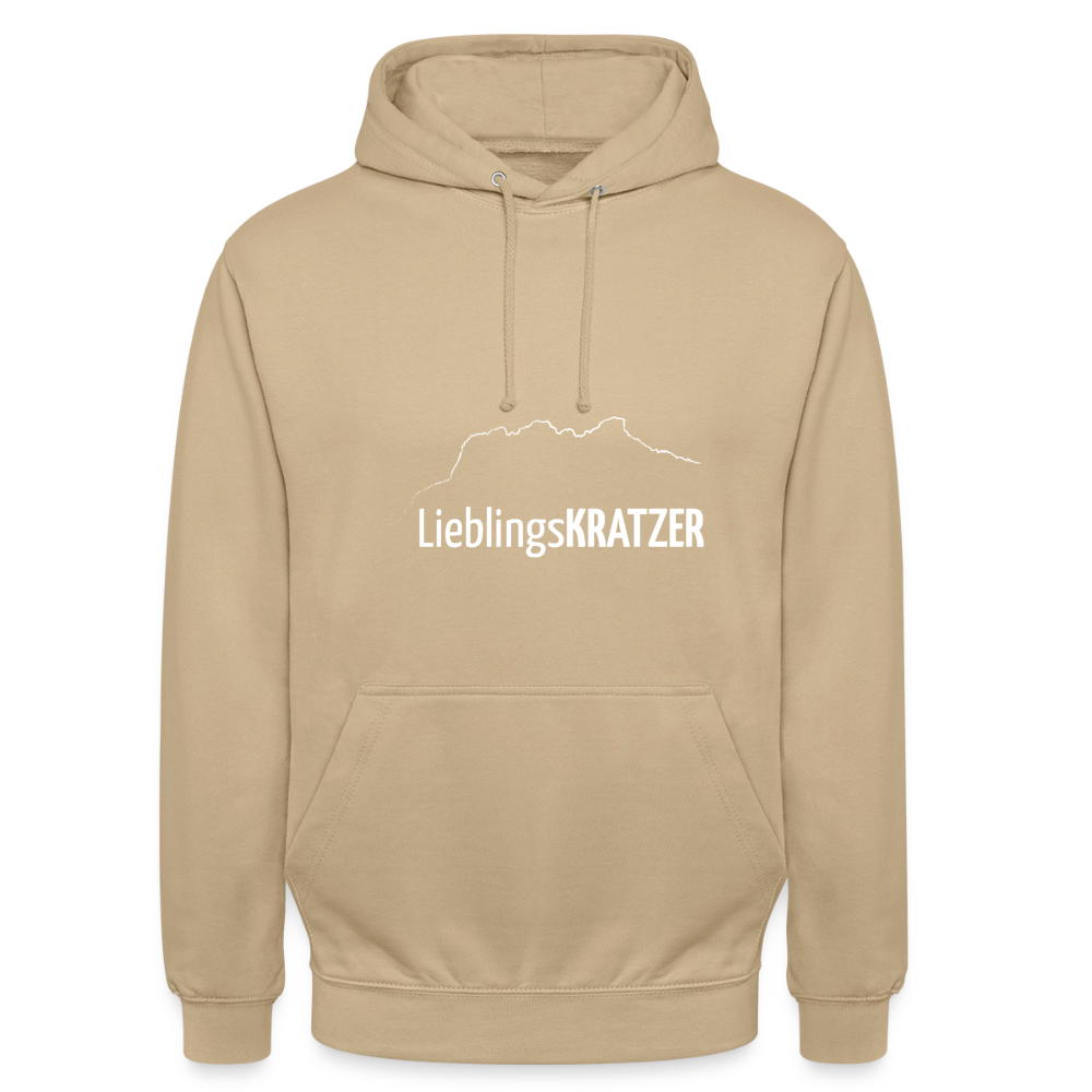 Unisex Hoodie | LieblingsKRATZER - Beige