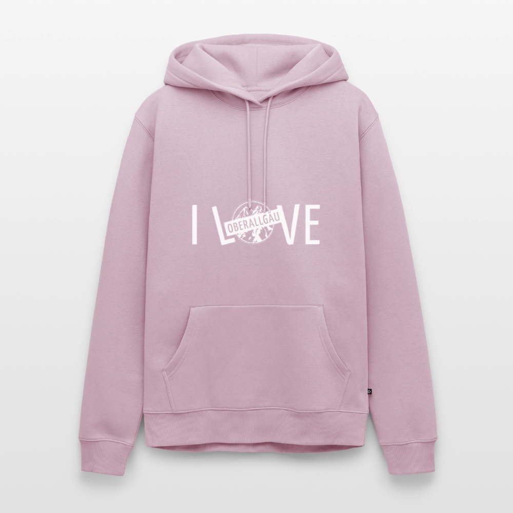 Männer Premium Hoodie | I LOVE - Altrosa