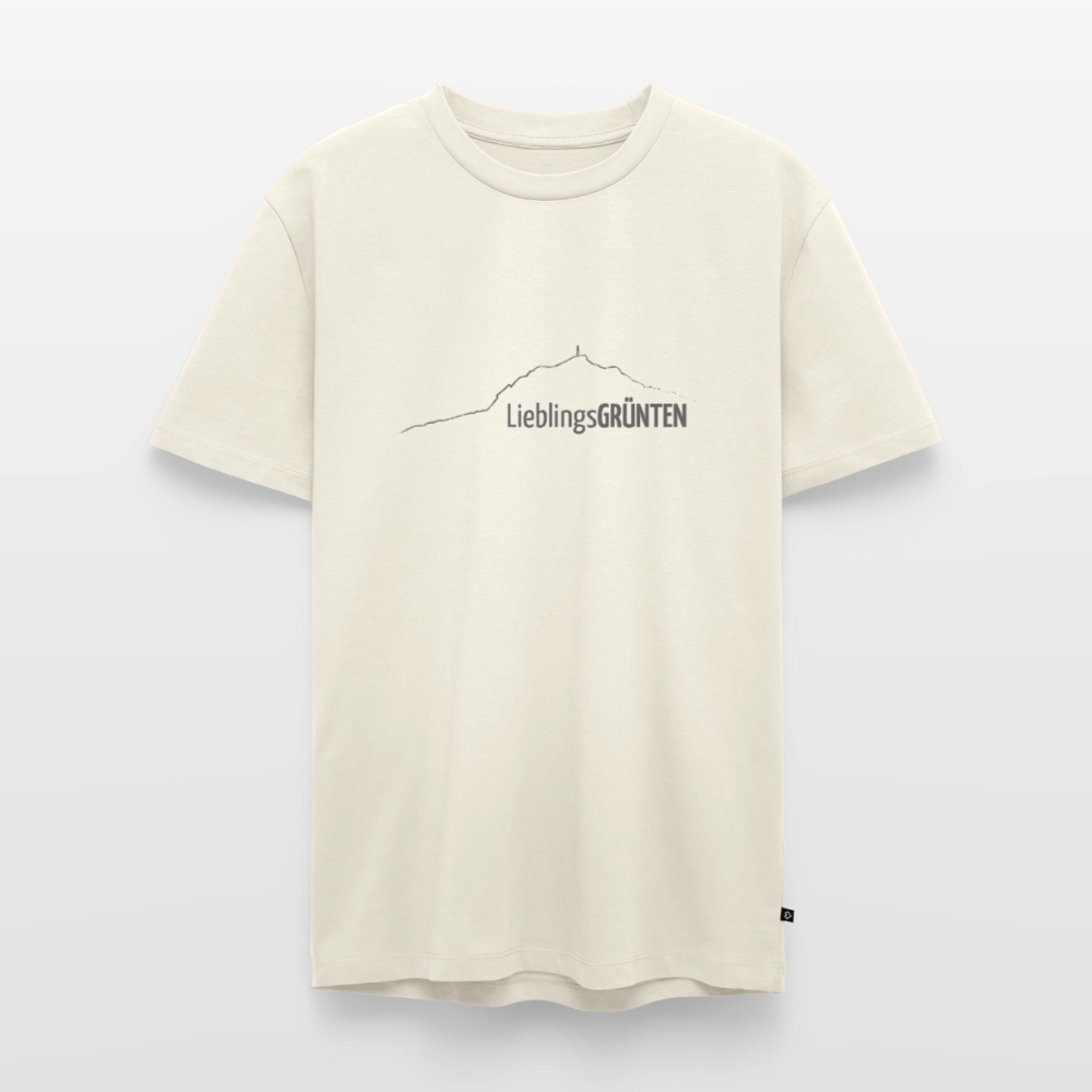Männer Premium T-Shirt | LieblingsGRÜNTEN - Naturweiß