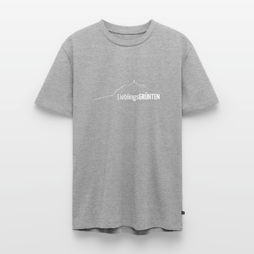 Männer Premium T-Shirt | LieblingsGRÜNTEN - Grau meliert