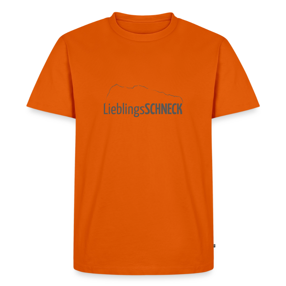 Männer Premium T-Shirt | LieblingsSCHNECK - Orange 