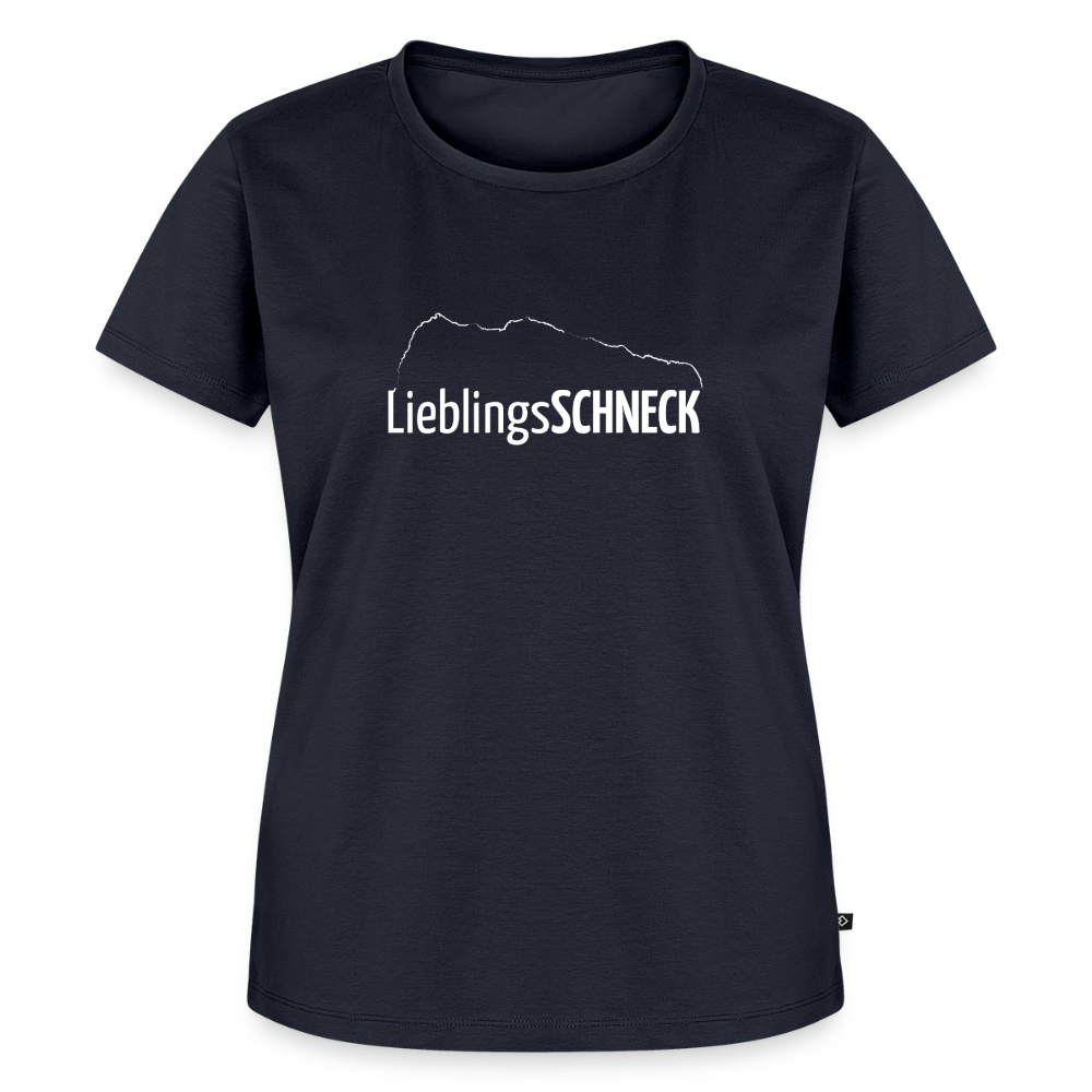 Frauen Premium T-Shirt | LieblingsSCHNECK - Navy