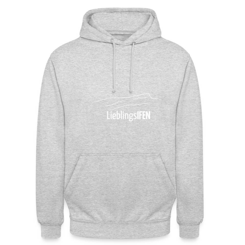 Unisex Hoodie | LieblingsIFEN - Hellgrau meliert