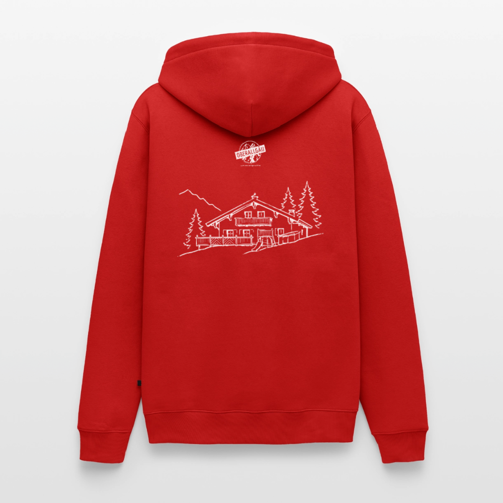 Männer Premium Hoodie | Untere Ochsenalpe - Rot
