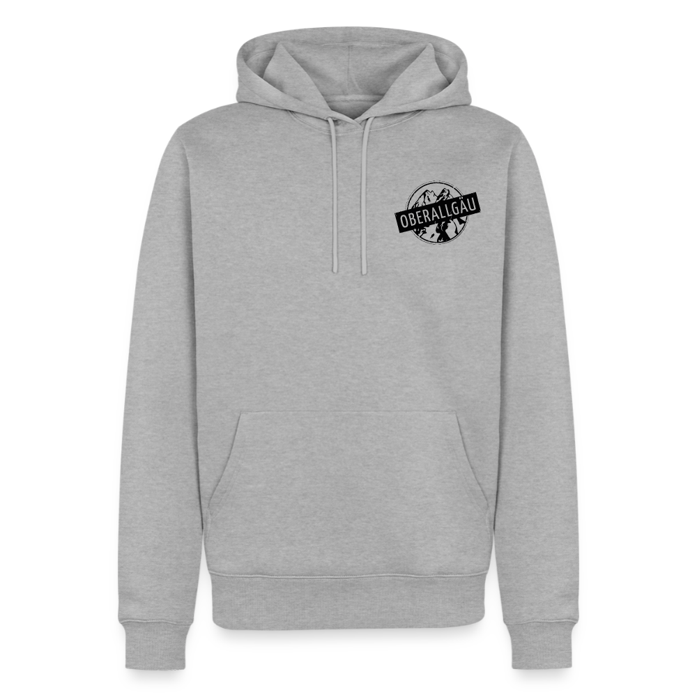 Männer Premium Hoodie | OBERALLGÄU - Grau meliert