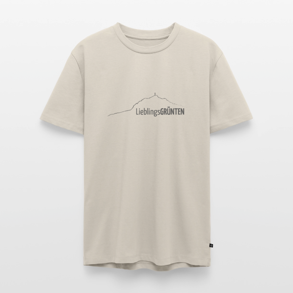 Männer Premium T-Shirt | LieblingsGRÜNTEN - Beige