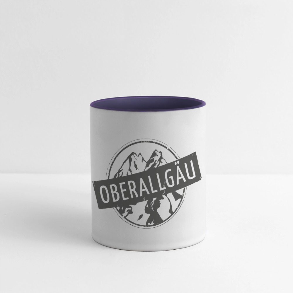 Panoramatasse | OBERALLGÄU - Weiß/Kobaltblau