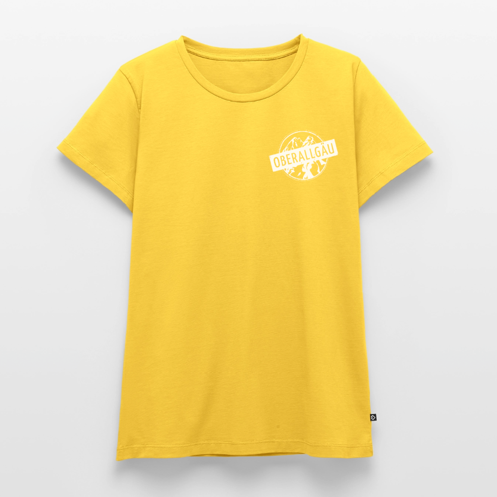 Frauen Premium T-Shirt | OBERALLGÄU - Sonnengelb