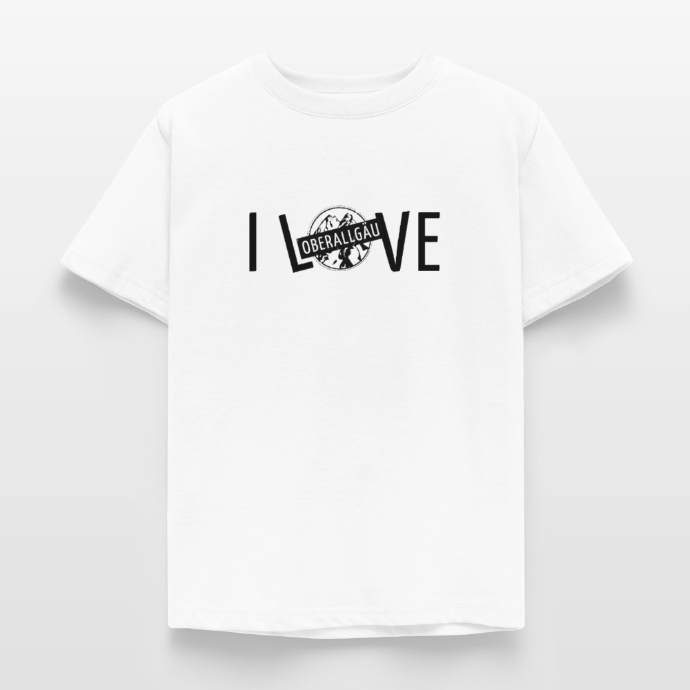 Kinder T-Shirt | I LOVE - Weiß