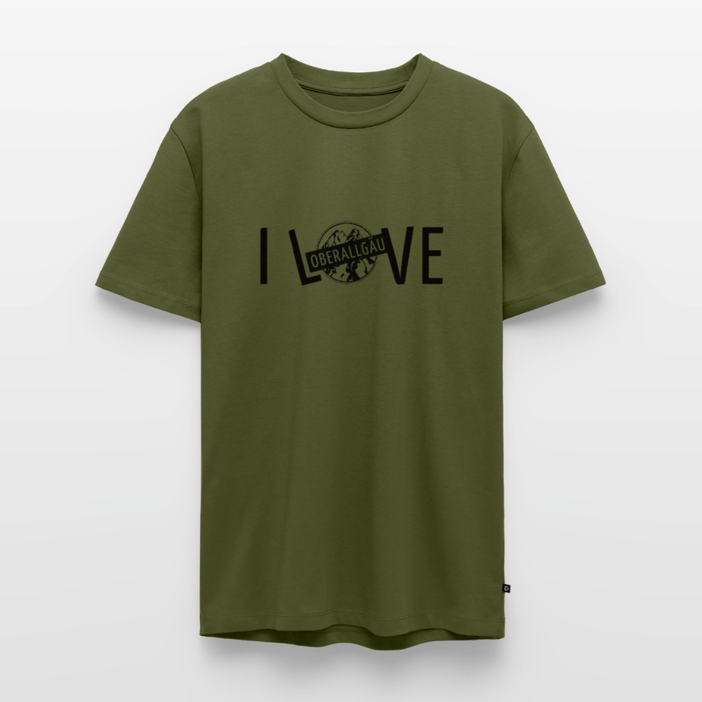 Männer Premium T-Shirt | I LOVE - Khaki