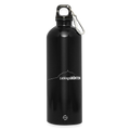 Trinkflasche mit Karabiner 750 ml | LieblingsGRÜNTEN - Schwarz