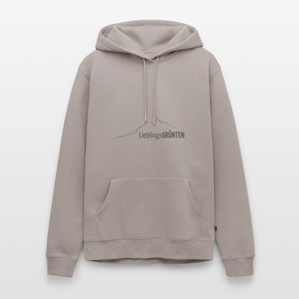Männer Premium Hoodie | LieblingsGRÜNTEN - Taupe