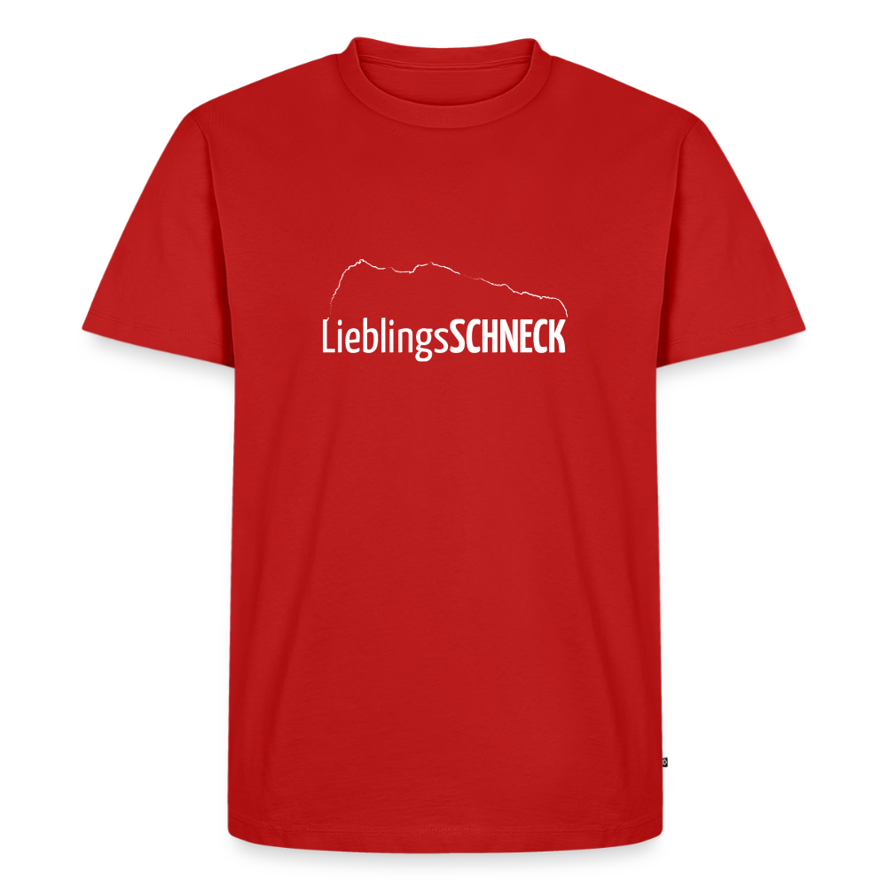 Männer Premium T-Shirt | LieblingsSCHNECK - Rot