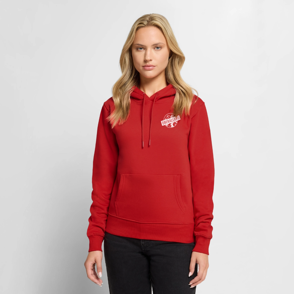 Frauen Premium Hoodie | OBERALLGÄU - Rot