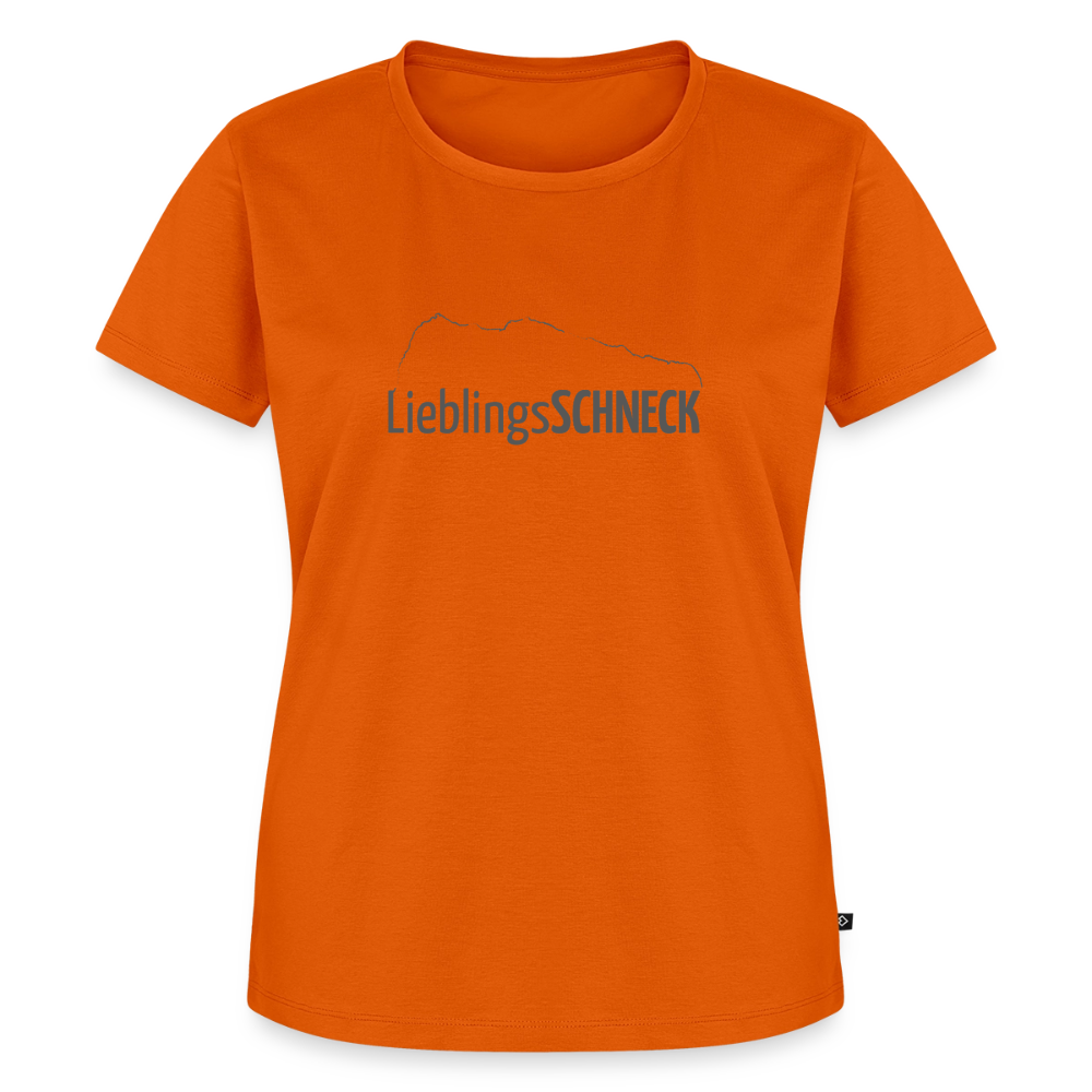 Frauen Premium T-Shirt | LieblingsSCHNECK - Orange 