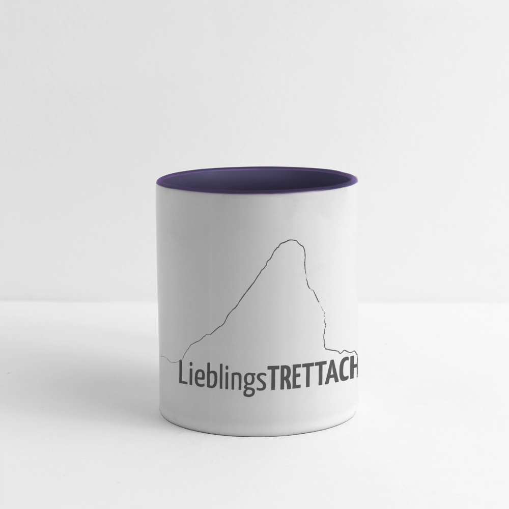 Panoramatasse | LieblingsTRETTACH - Weiß/Kobaltblau