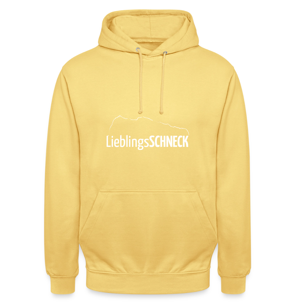 Unisex Hoodie | LieblingsSCHNECK - Zitronengelb