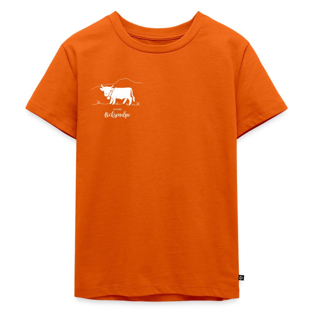 Kinder Premium T-Shirt | Untere Ochsenalpe - Orange 