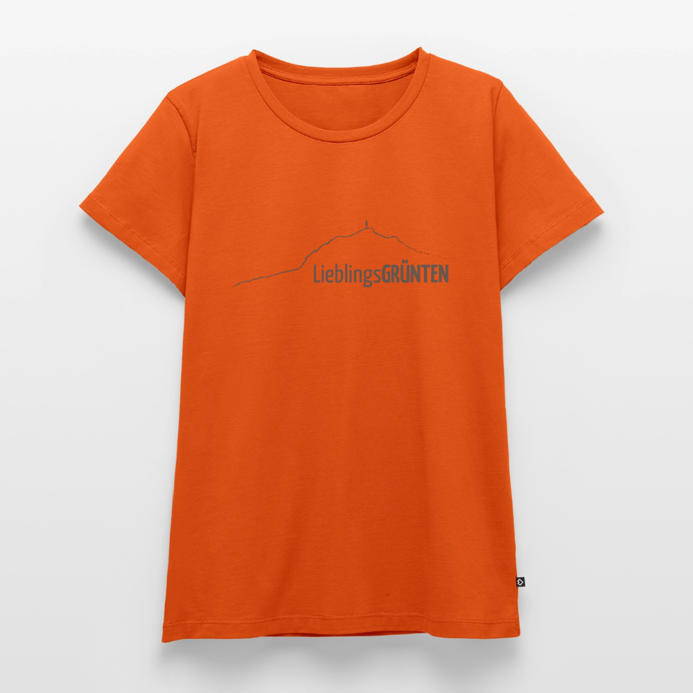 Frauen Premium T-Shirt | LieblingsGRÜNTEN - Orange 