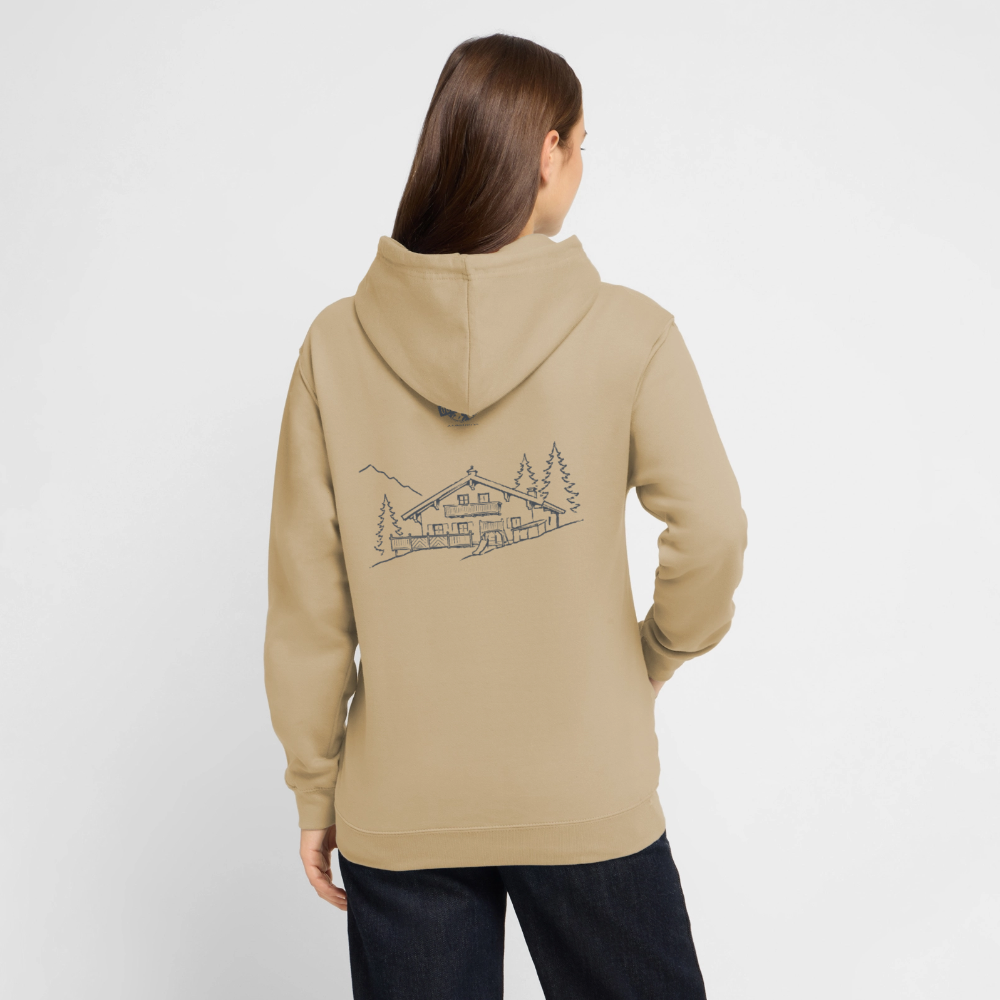 Unisex Hoodie | Untere Ochsenalpe - Beige