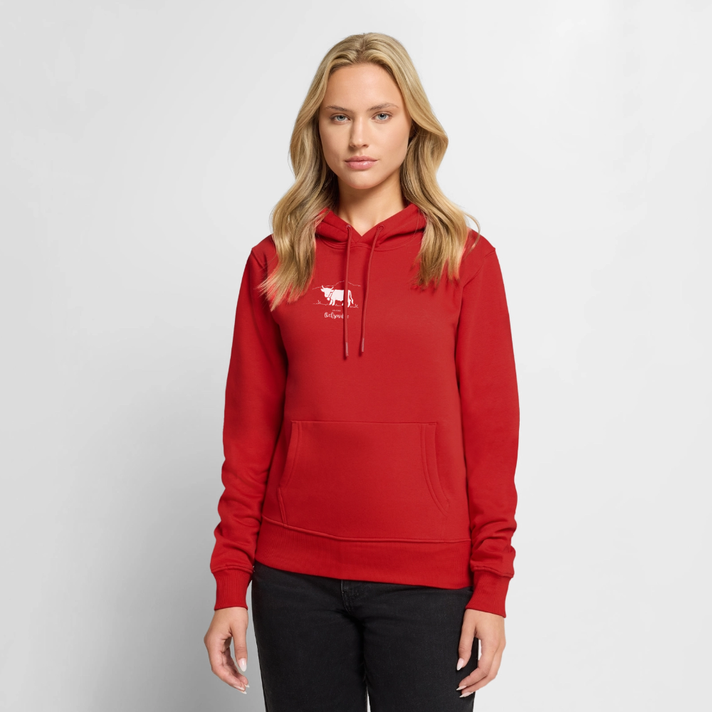Frauen Premium Hoodie | Untere Ochsenalpe - Rot