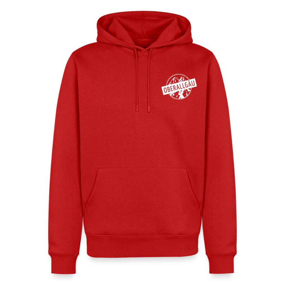 Männer Premium Hoodie | OBERALLGÄU - Rot
