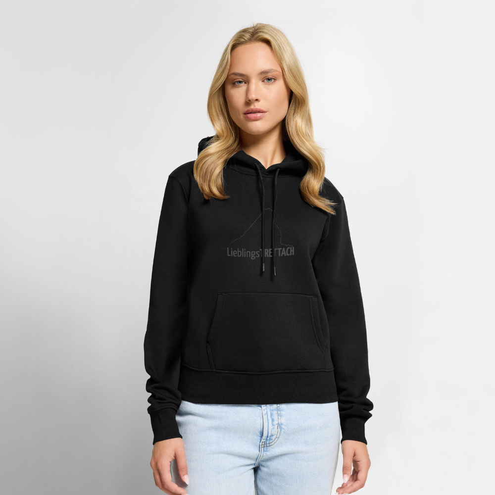 Frauen Premium Hoodie | LieblingsTRETTACH - Schwarz