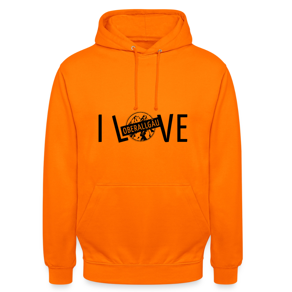 Unisex Hoodie | I LOVE - Orange