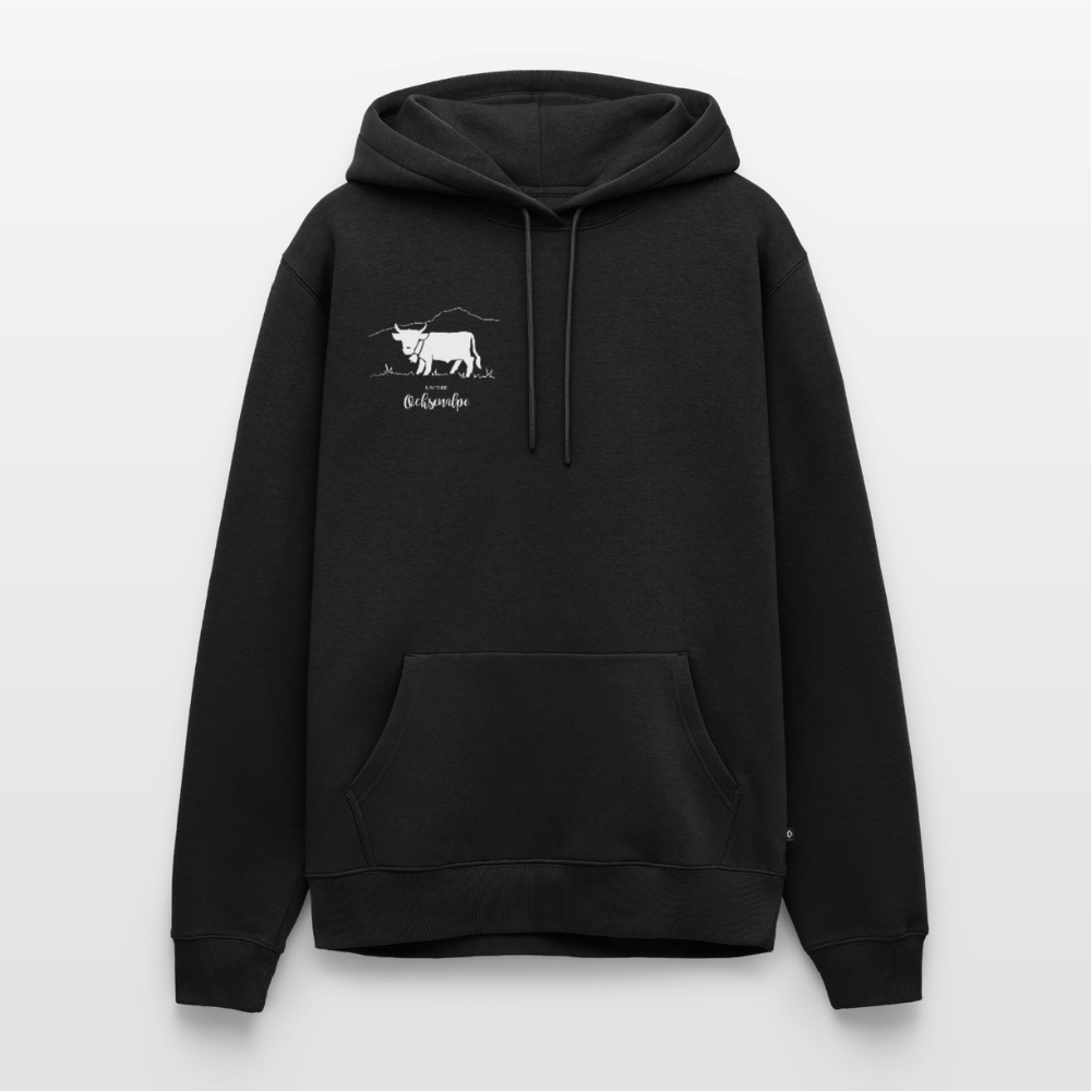 Männer Premium Hoodie | Untere Ochsenalpe - Schwarz