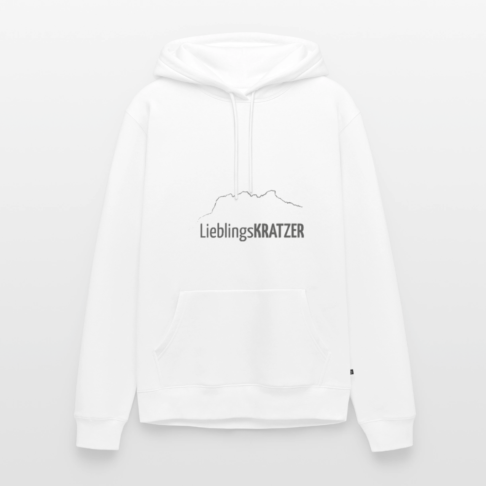 Männer Premium Hoodie | LieblingsKRATZER - Weiß