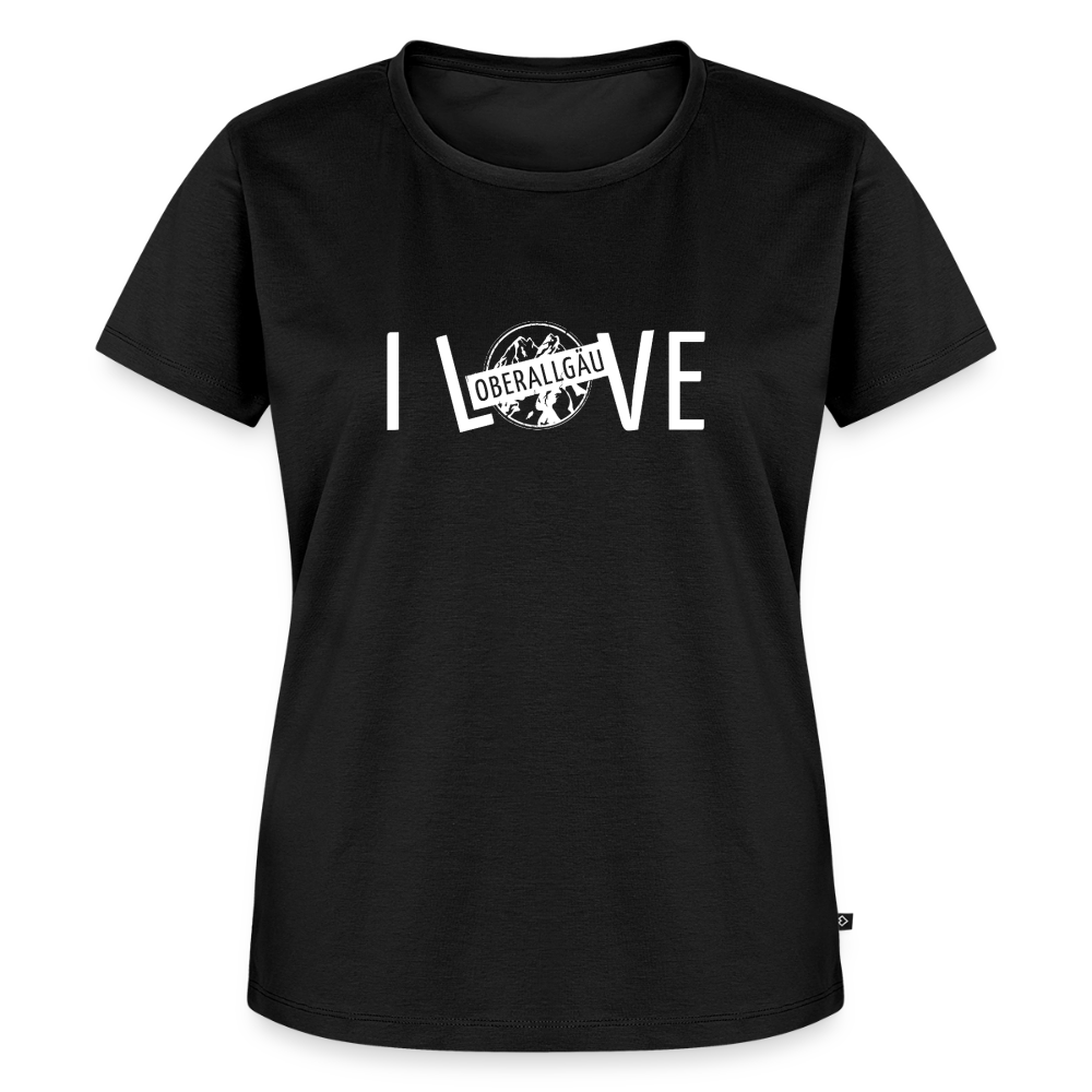 Frauen Premium T-Shirt | I LOVE - Schwarz